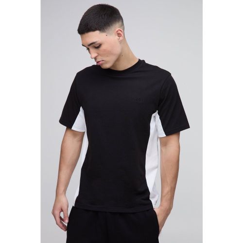 T-shirt color block - MAN - S - Boohooman - Modalova