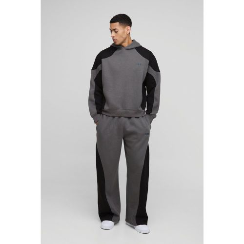 Survêtement oversize à coutures apparentes - MAN - S - Boohooman - Modalova