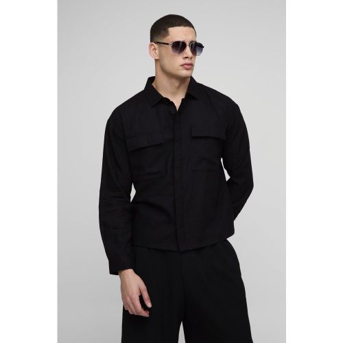 Surchemise épaisse à col cargo - S - Boohooman - Modalova