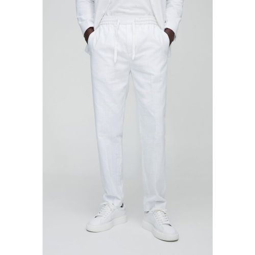Pantalon slim à taille élastiquée - S - Boohooman - Modalova