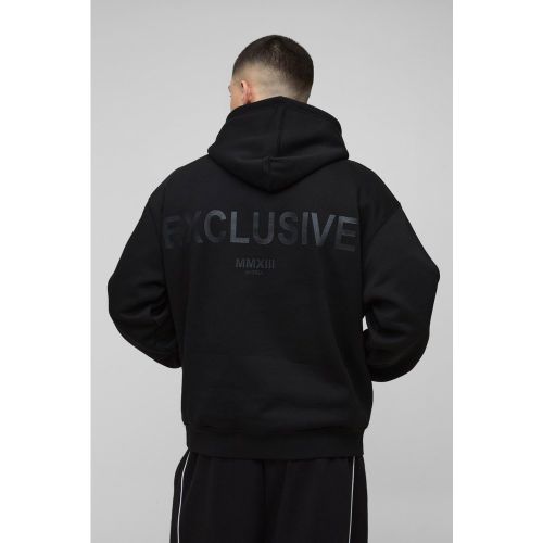 Sweat à capuche oversize épais à imprimé Highbuild homme - S - Boohooman - Modalova