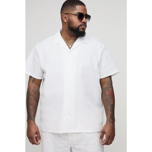Grande taille - Chemise à motif géométrique - XXXL - Boohooman - Modalova
