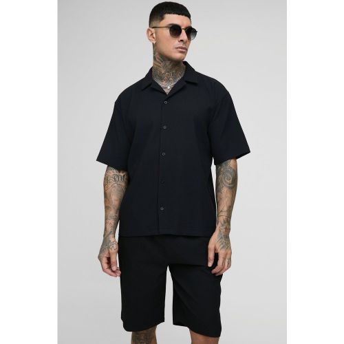 Tall - Ensemble oversize plissé avec short - S - Boohooman - Modalova