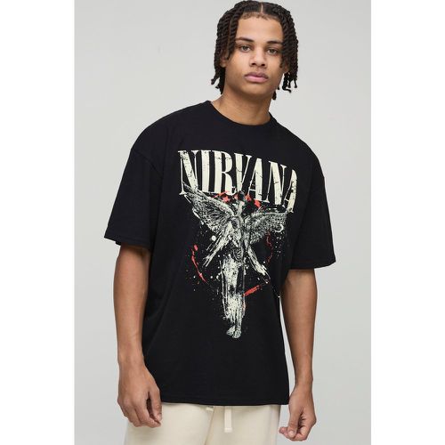 T-Shirt Oversize À Imprimé Nirvana - L - boohoo - Modalova