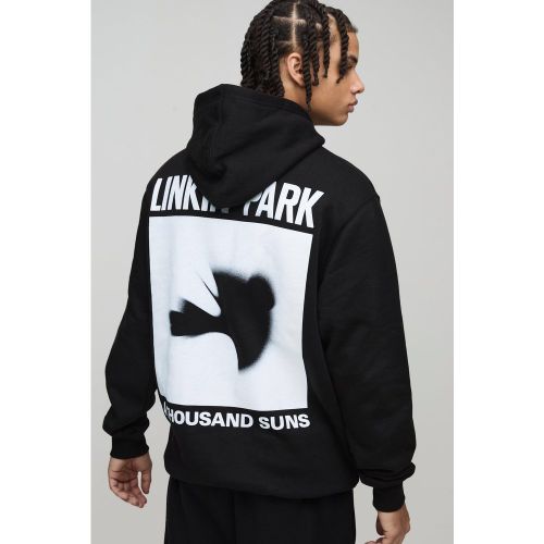 Sweat à capuche oversize à imprimé Linkin Park homme - S - Boohooman - Modalova