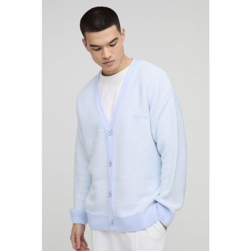 Cardigan oversize à ceinture - S - Boohooman - Modalova