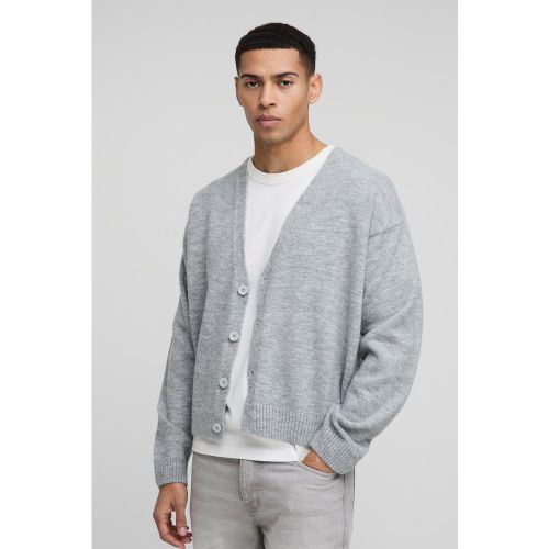 Cardigan oversize duveteux - S - Boohooman - Modalova