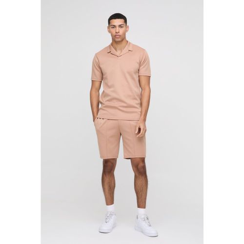 Ensemble avec polo cintré et short - S - Boohooman - Modalova