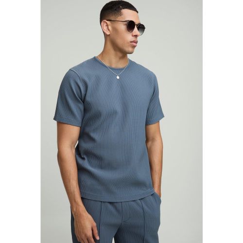 T-shirt plissé - S - Boohooman - Modalova