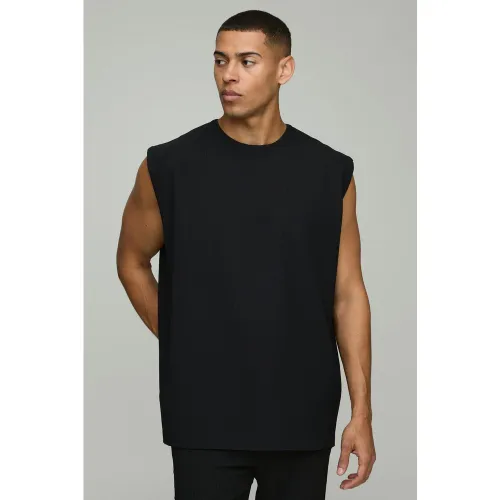 Débardeur oversize plissé - S - Boohooman - Modalova