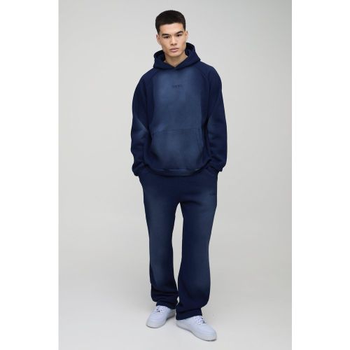 Sweat à capuche oversize délavé - MAN - S - Boohooman - Modalova