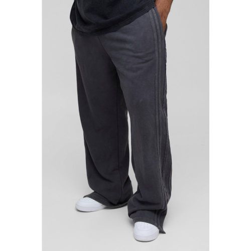 Grande taille - Jogging large délavé fendu - XXXL - Boohooman - Modalova