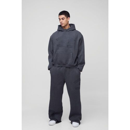 Tall - Survêtement oversize délavé - S - Boohooman - Modalova
