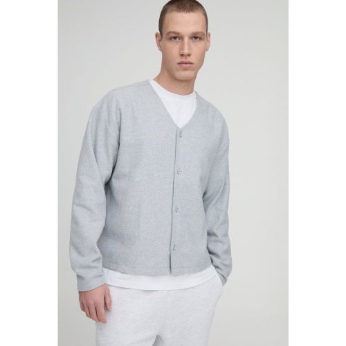 Surchemise oversize effet laine - S - Boohooman - Modalova