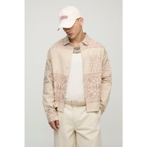 Chemise oversize imprimée - S - Boohooman - Modalova