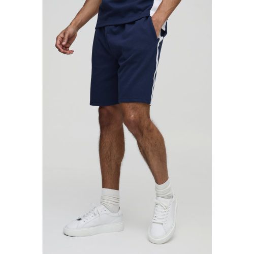 Short mi-long à surpiqûres - S - Boohooman - Modalova