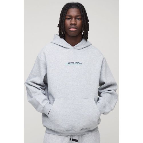 Sweat à capuche oversize à imprimé homme - S - Boohooman - Modalova