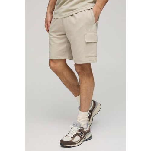 MAN. Short cargo large mi-long - S - Boohooman - Modalova