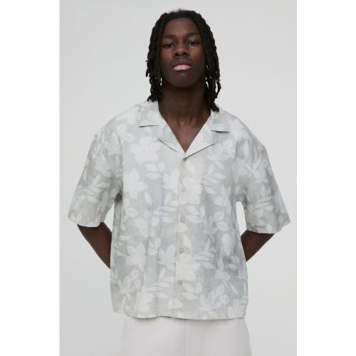 Chemise oversize fleuri - S - Boohooman - Modalova