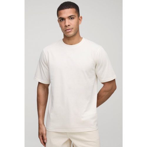 T-shirt basique à col ras du cou - S - Boohooman - Modalova