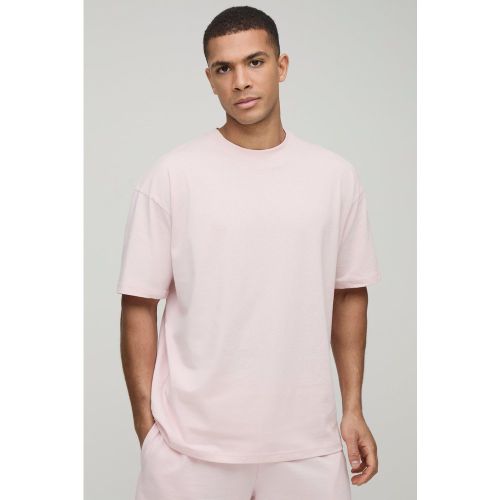 T-shirt basique oversize à col ras-du-cou - S - Boohooman - Modalova