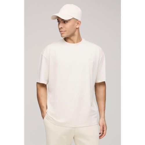 MAN. T-shirt oversize à col ras-du-cou - S - Boohooman - Modalova