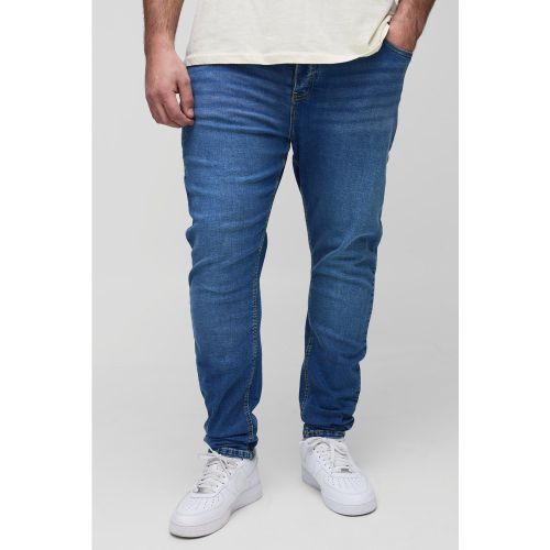 Grande taille - Jean stretch skinny à coutures contrastantes - 38 - Boohooman - Modalova