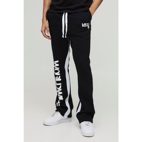 Jogging slim à soufflet - S - Boohooman - Modalova