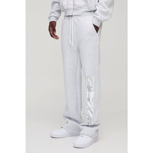 Jogging droit à soufflet - S - Boohooman - Modalova