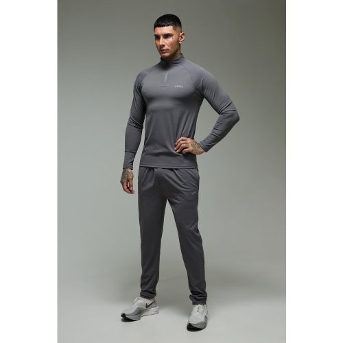 Tall - Survêtement de sport à col zippé - MAN Active homme - 2XL - Boohooman - Modalova