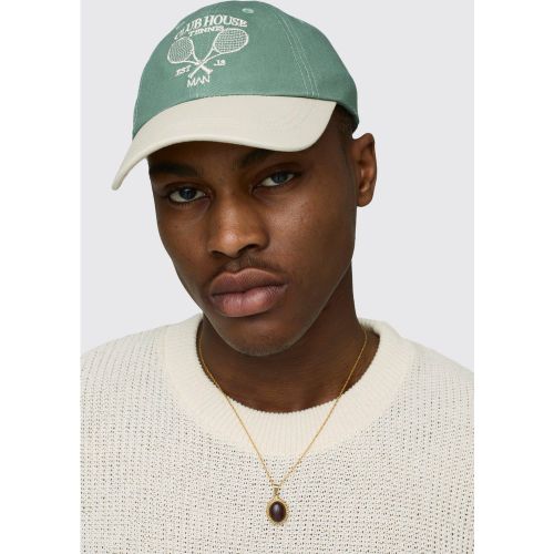 Casquette à broderie tennis - ONE SIZE - Boohooman - Modalova