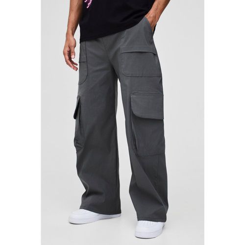 Pantalon cargo parachute - S - Boohooman - Modalova