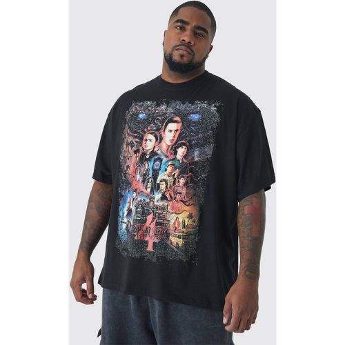 Grande Taille - T-Shirt Oversize À Imprimé Stranger Things - Xxl - boohoo - Modalova