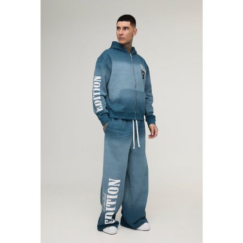 Tall - Survêtement oversize zippé - Official - S - Boohooman - Modalova