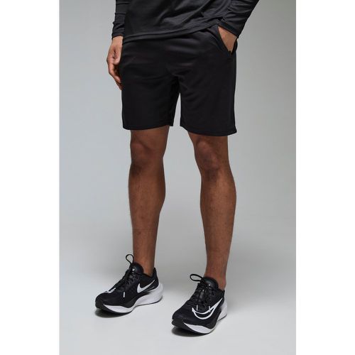 Short De Sport Stretch À Poches Zippées - Man Active - L - boohoo - Modalova