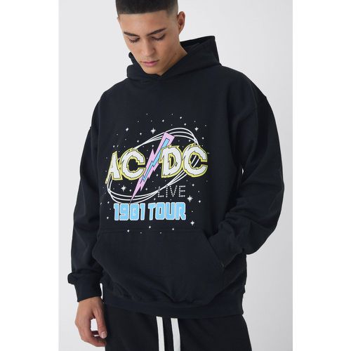 Sweat À Capuche Oversize À Imprimé Acdc - L - boohoo - Modalova