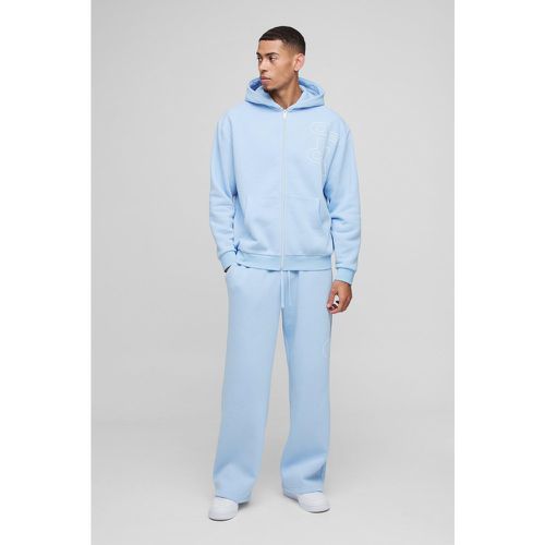 Survêtement oversize zippé - Official - S - Boohooman - Modalova