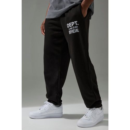 Jogging oversize à slogan homme - S - Boohooman - Modalova