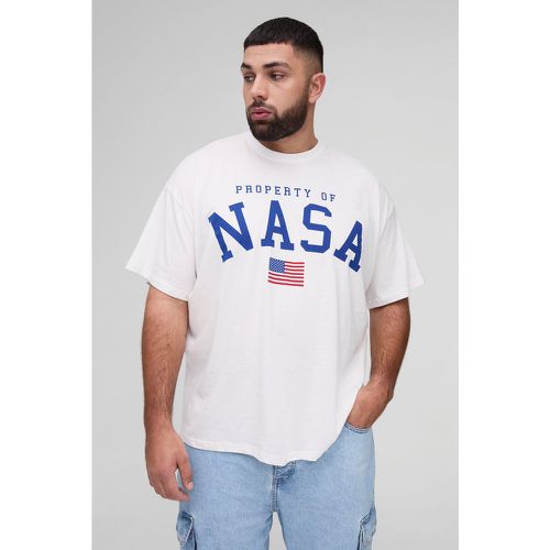 Grande Taille - T-Shirt Oversize À Imprimé Nasa - Xxxl - boohoo - Modalova