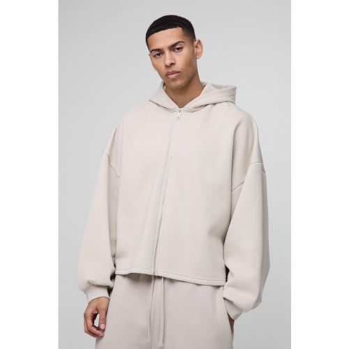 Sweat à capuche oversize zippé homme - S - Boohooman - Modalova