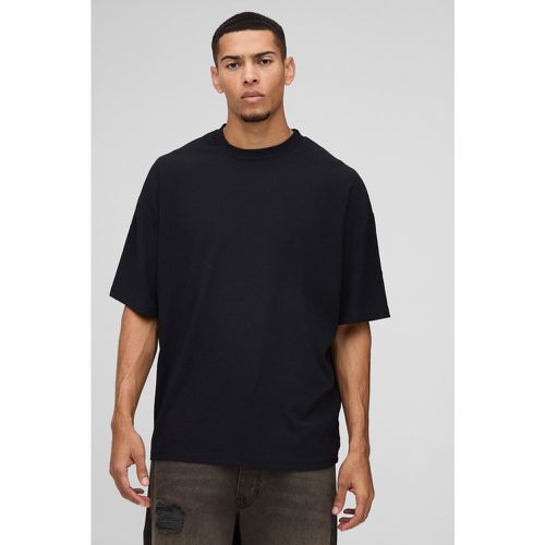 T-shirt oversize texturé - S - Boohooman - Modalova