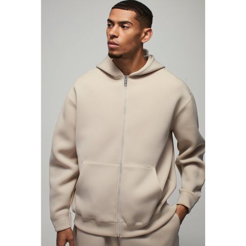 Sweat à capuche oversize zippé homme - S - Boohooman - Modalova