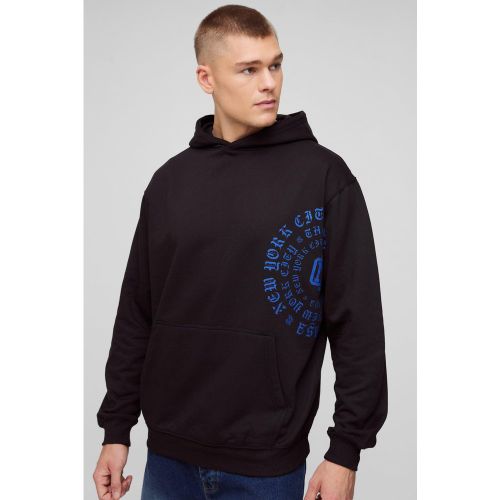 Sweat à capuche oversize à coutures apparentes - S - Boohooman - Modalova