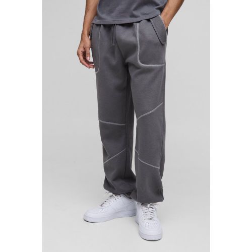 Jogging oversize à coutures contrastantes - S - Boohooman - Modalova