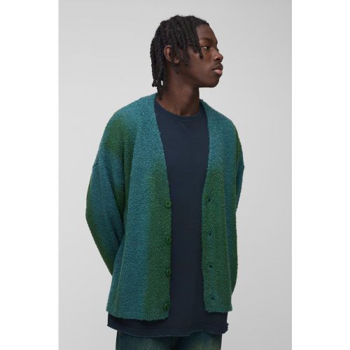 Cardigan large à rayures - S - Boohooman - Modalova