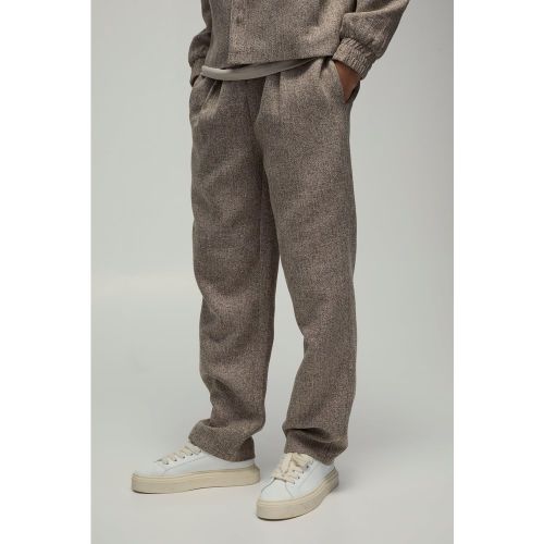 Pantalon droit à ceinture - S - Boohooman - Modalova