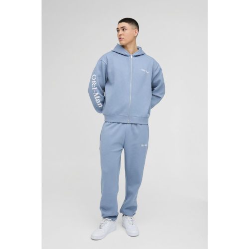 Survêtement oversize zippé - Ofcl - S - Boohooman - Modalova