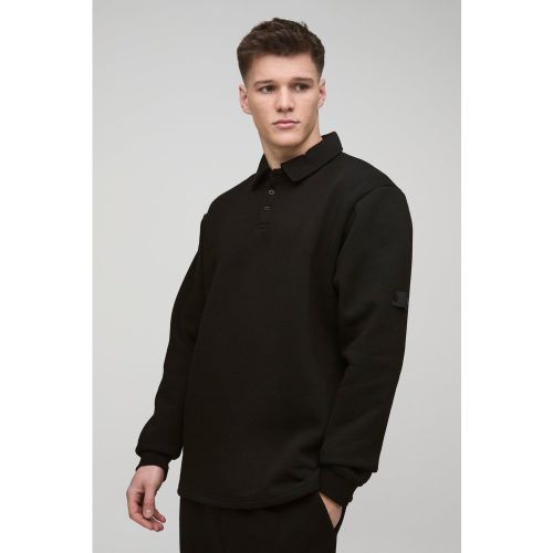 Tall - Polo de rugby tissé - S - Boohooman - Modalova