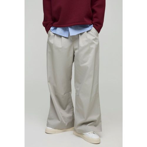 Pantalon large à taille fixe - 28 - Boohooman - Modalova
