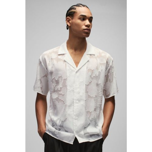 Chemise oversize fleurie - S - Boohooman - Modalova